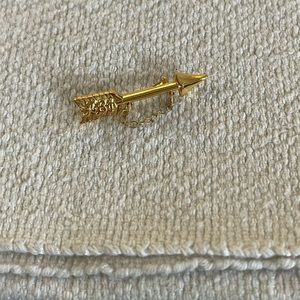 Pi Beta Phi Golden Arrow Pin and silver charm Pendant